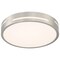 Access Lighting Harmony, LED Flush Mount, Brushed Steel Finish, Acrylic Lens Acrylic 49945LEDD-BS/ACR - alternate 2